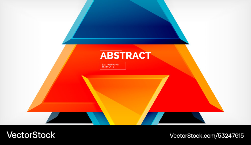 Abstract background - glossy triangles Abstract background - glossy triangles Vector Image