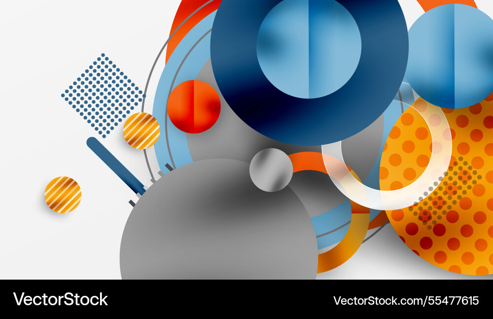 Abstract geometric background with overlapping Abstract geometric background with overlapping Vector Image