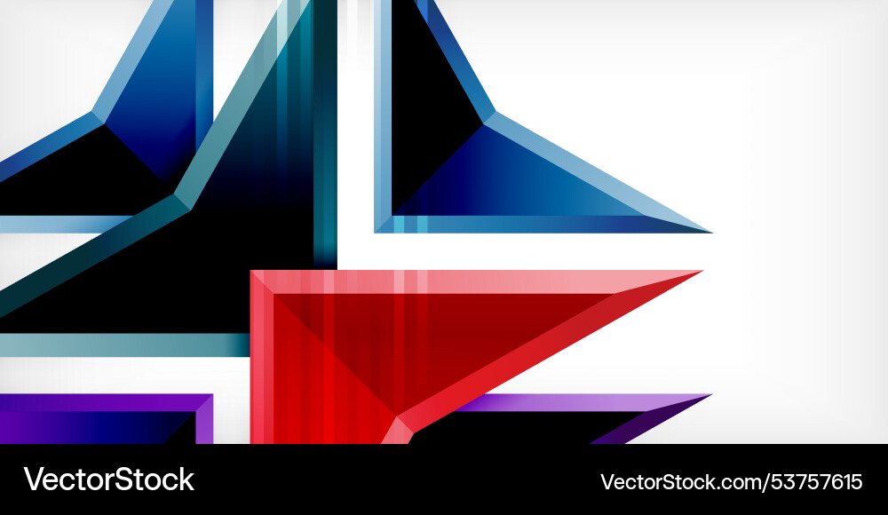 Arrows with 3d effect abstract background Arrows with 3d effect abstract background vector image
