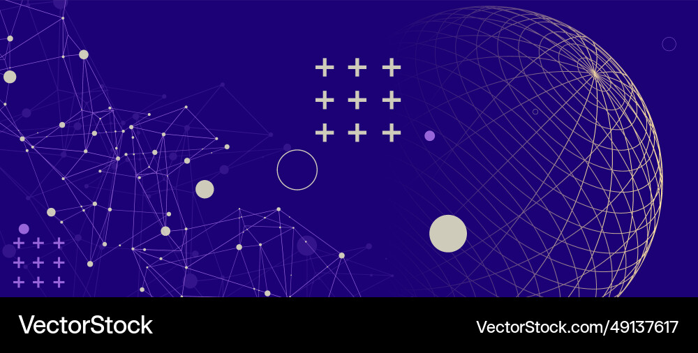 Abstract scientific background using wireframe Abstract scientific background using wireframe vector image
