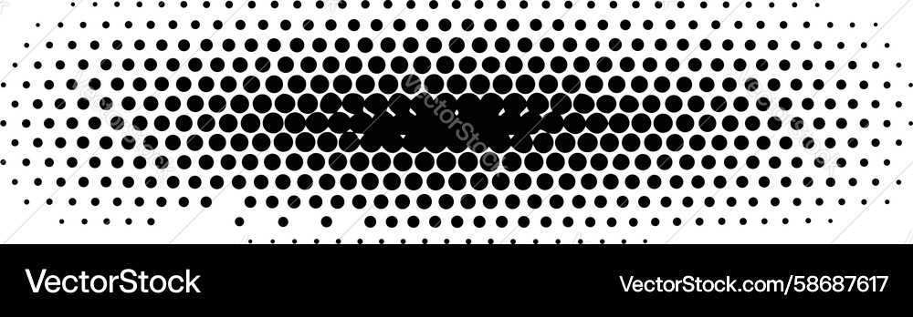 Halftone dot pattern gradient for abstract design Vector Image
