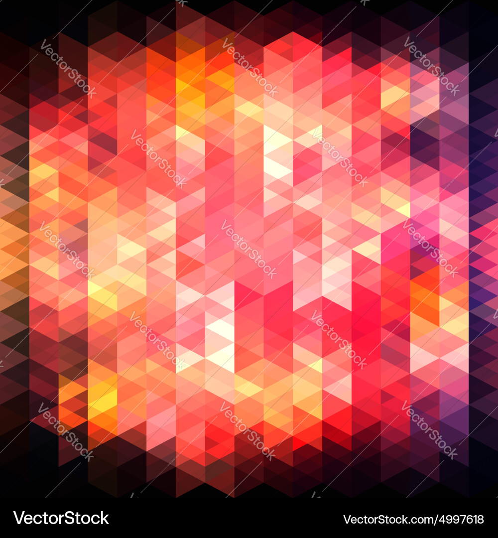 Abstract triangles background for design Vector Image