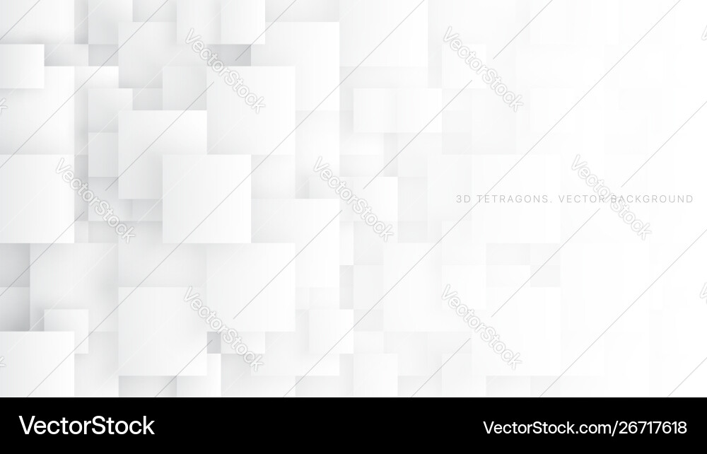 Conceptual 3d tetragons abstract background Conceptual 3d tetragons abstract background vector image