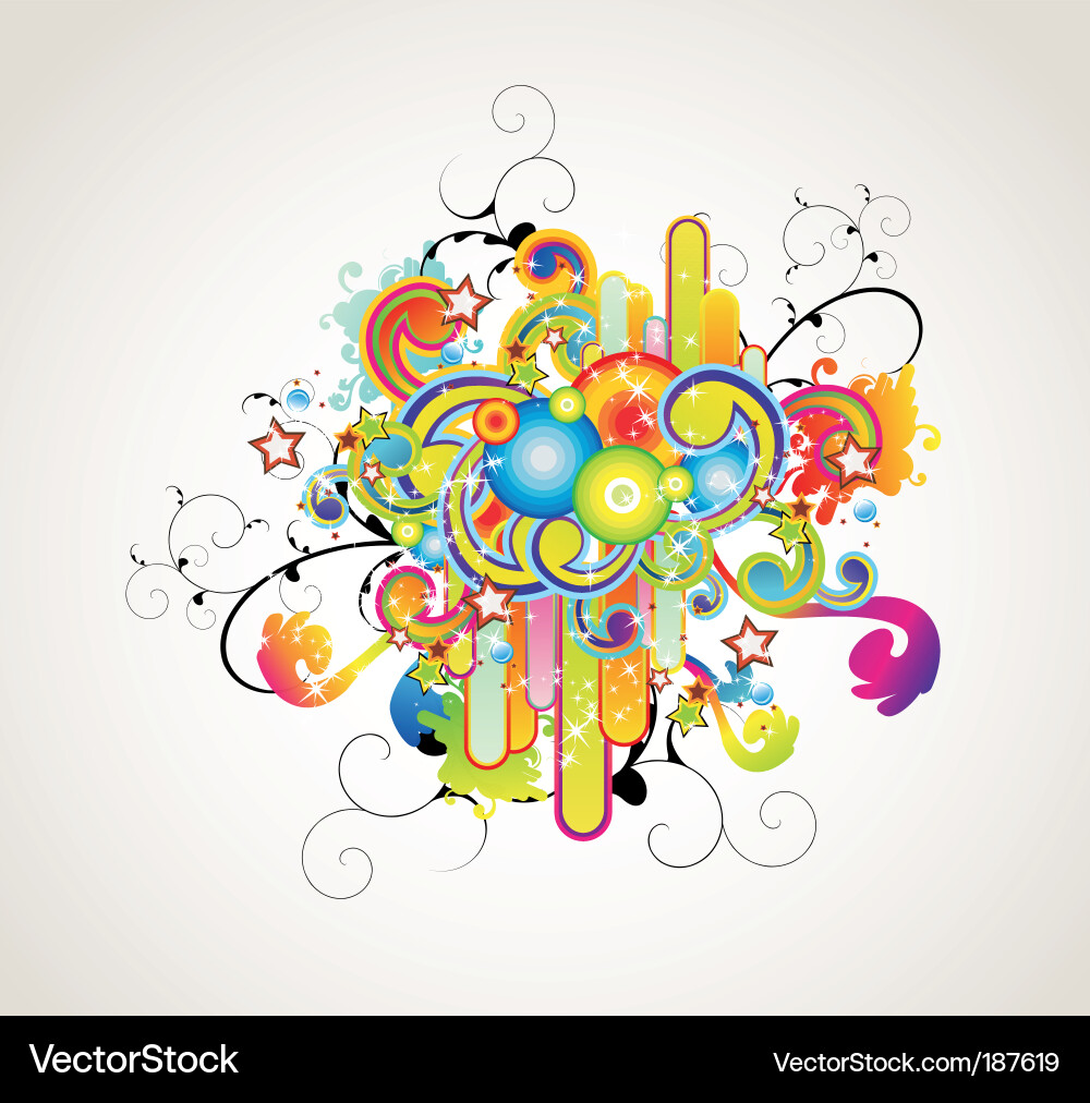 Abstract colorful background Vector Image