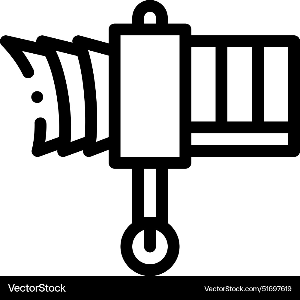 Boarding icon thin linear style design isolated Boarding icon thin linear style design isolated Vector Image
