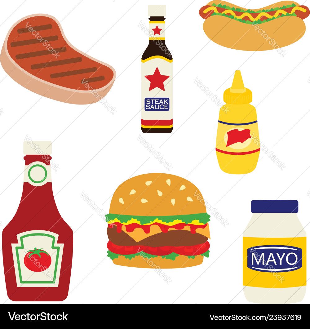 Condiments Vector Images Over 37 000