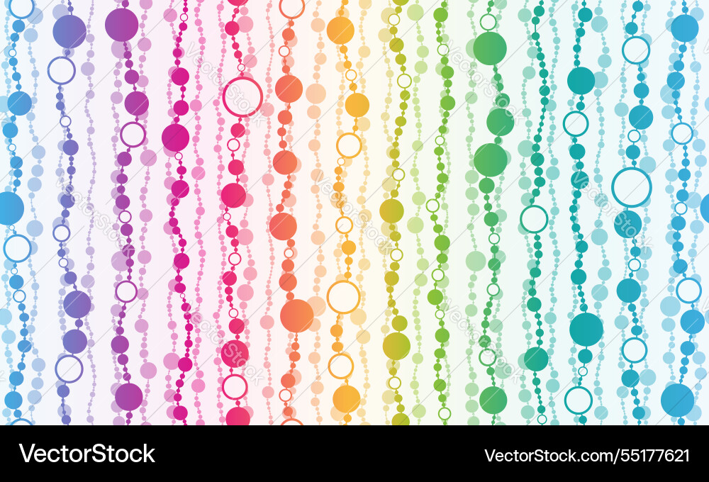 Abstract colorful seamless pattern with balls Vector Image