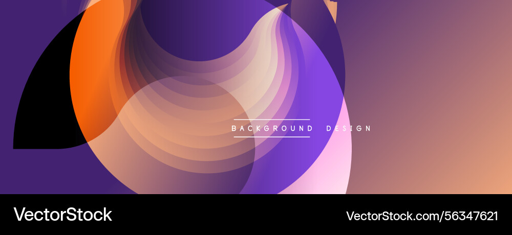 Abstract fluid shapes overlap creating dynamic Abstract fluid shapes overlap creating dynamic vector image