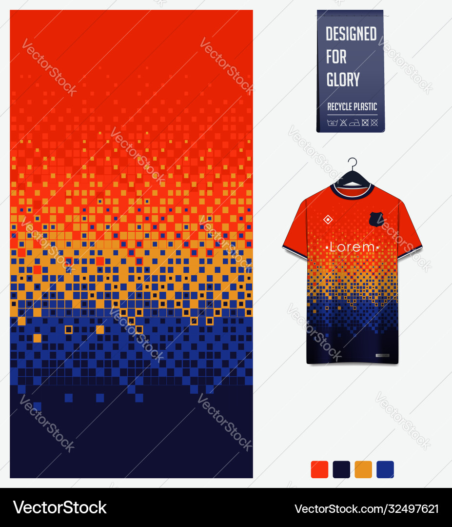 Abstract Geometry Fabric Pattern Vector Image