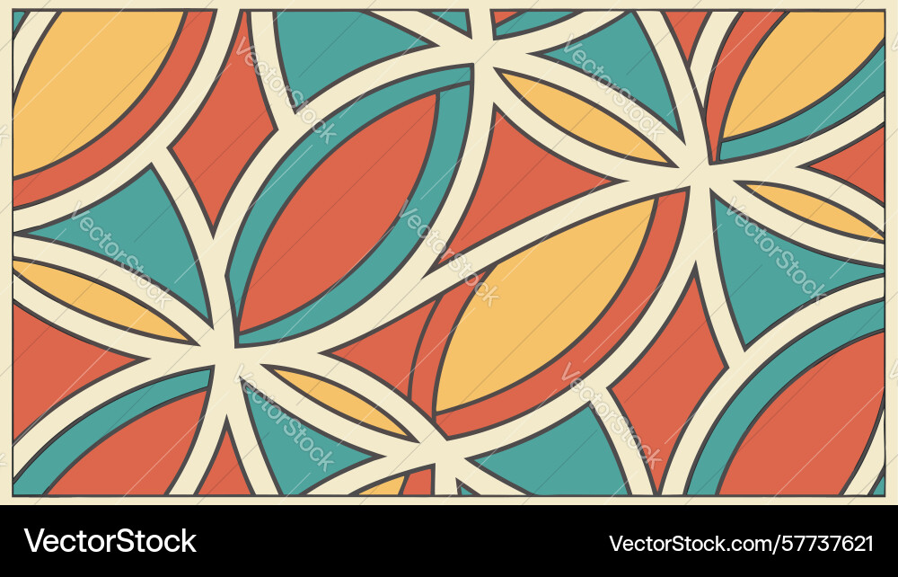 Seamless abstract geometric pattern background vector image