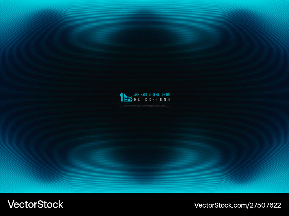 Abstract blue tech gradient mesh line design Vector Image