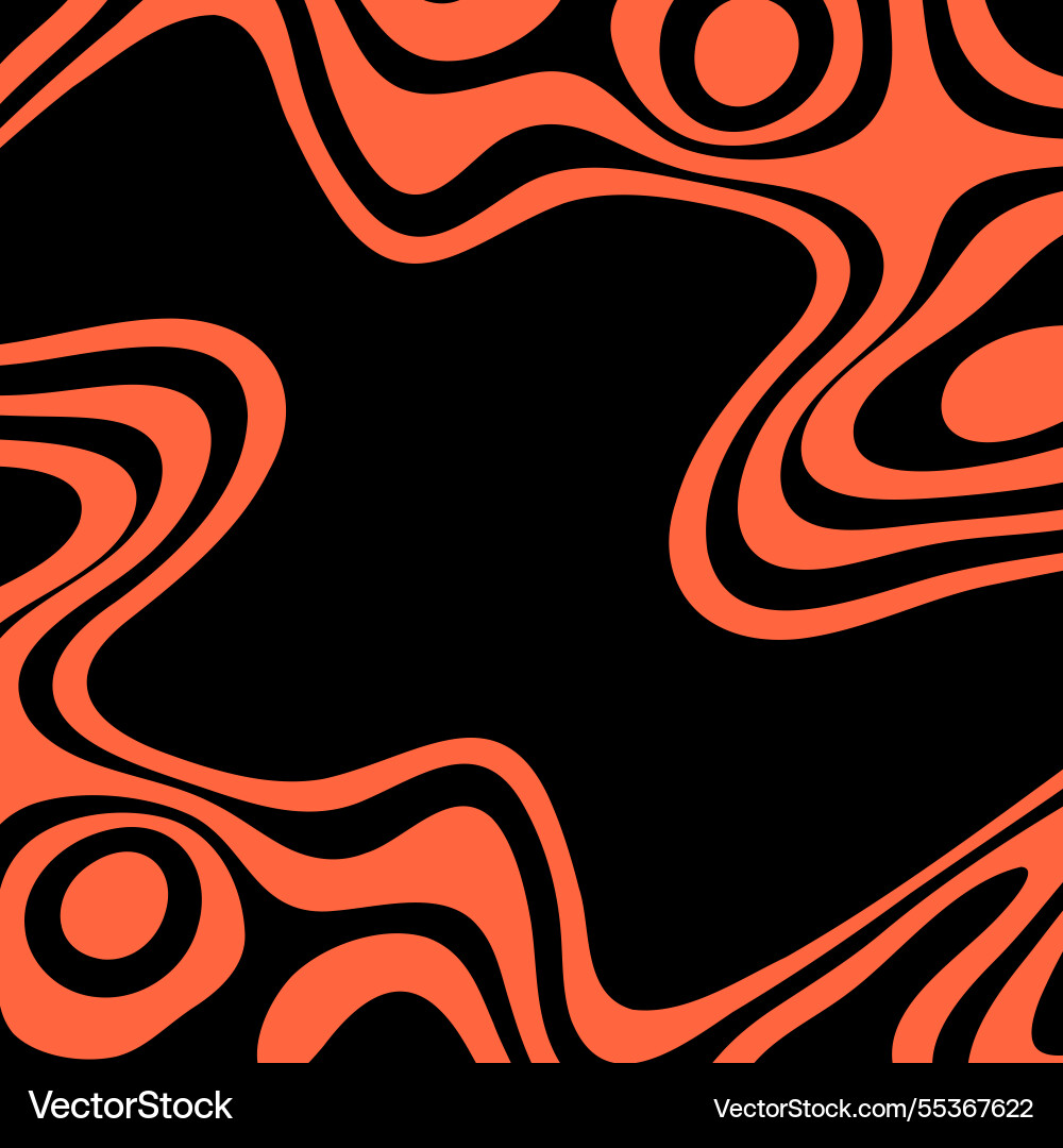 Abstract horizontal background with orange waves Abstract horizontal background with orange waves vector image