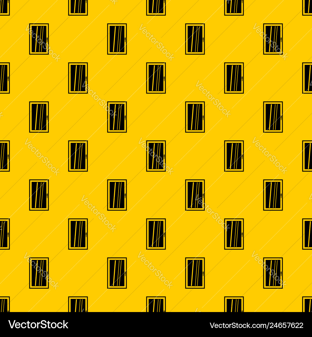 Closed white window pattern Closed white window pattern vector image