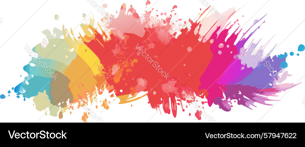 Dynamic paint splash icon design generative ai vector image