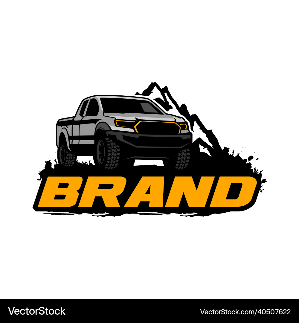 Off-Road Logo Template - Adventure Royalty Free Vector Image