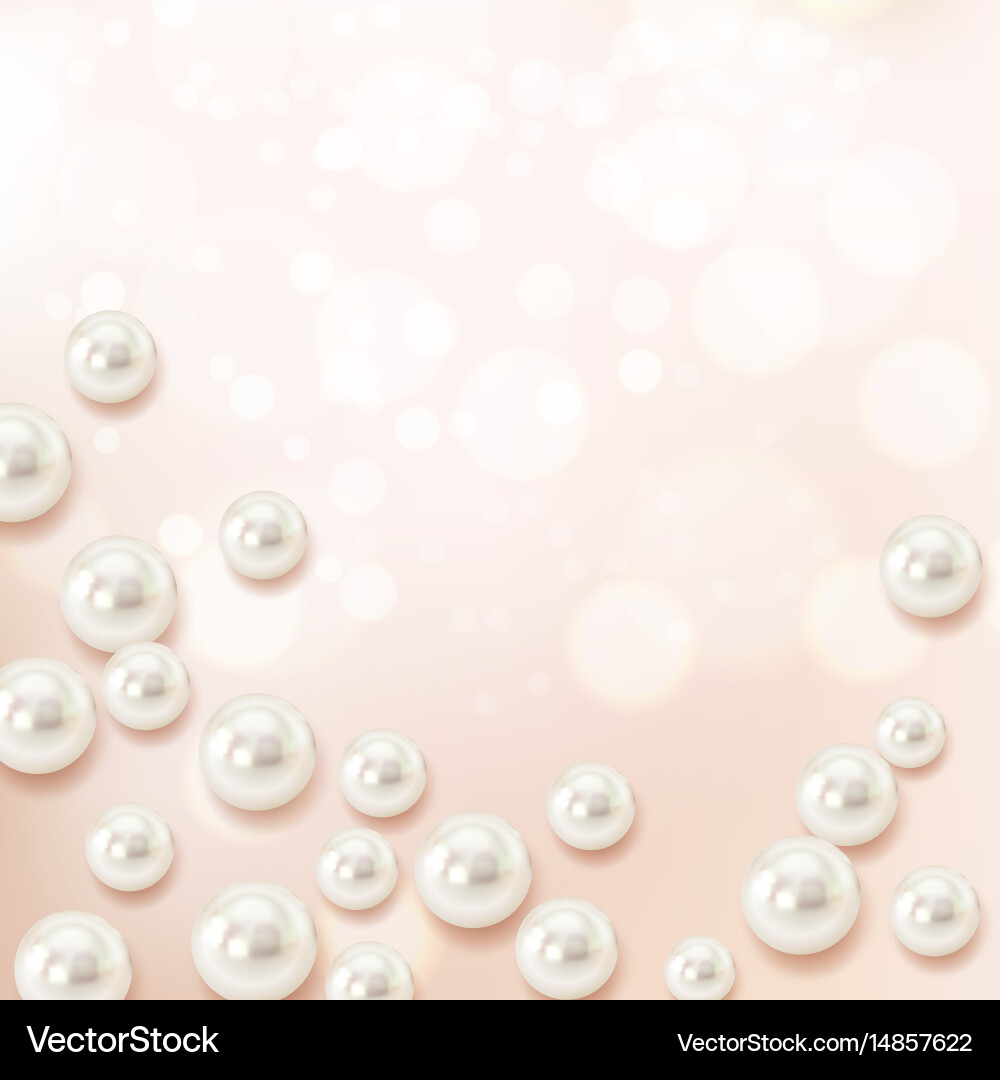Shell particles realistic composition Vector Image
