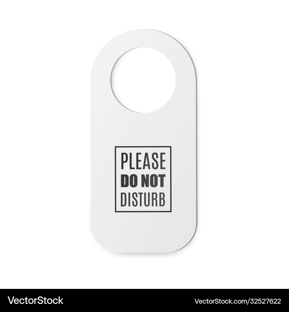 Template do not disturb door sign tag Royalty Free Vector template-do-not-disturb-door-sign-tag-royalty-free-vector