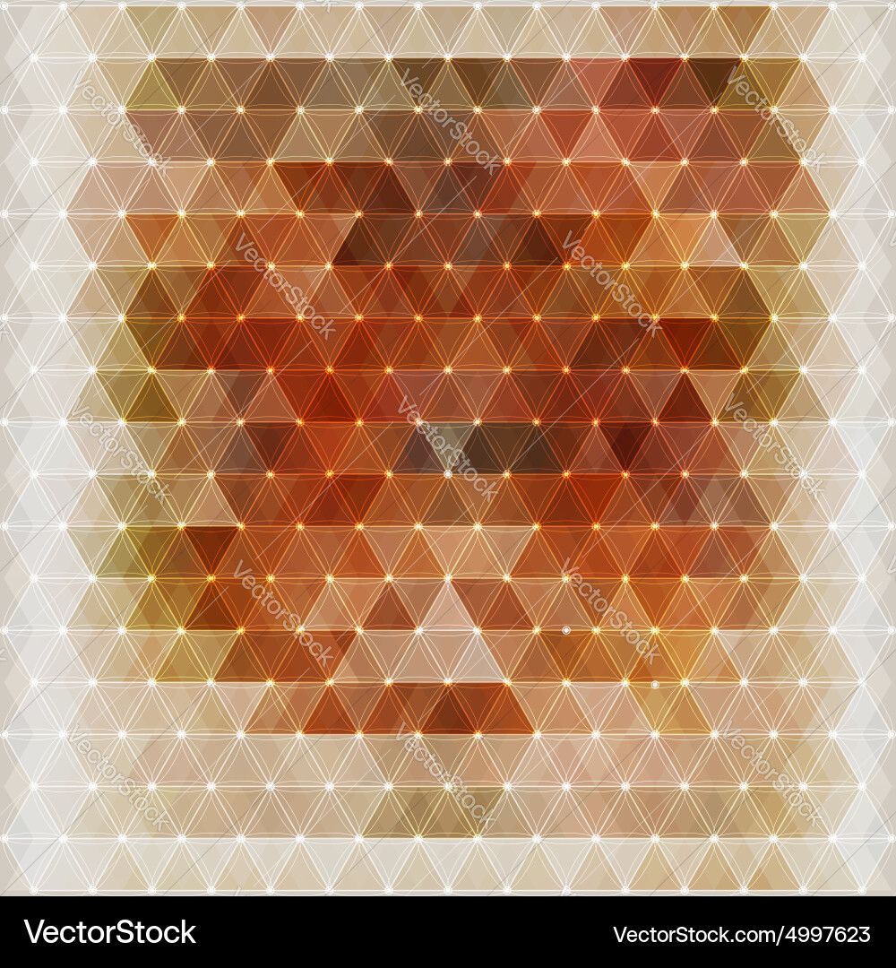 Abstract triangles background for design vector image