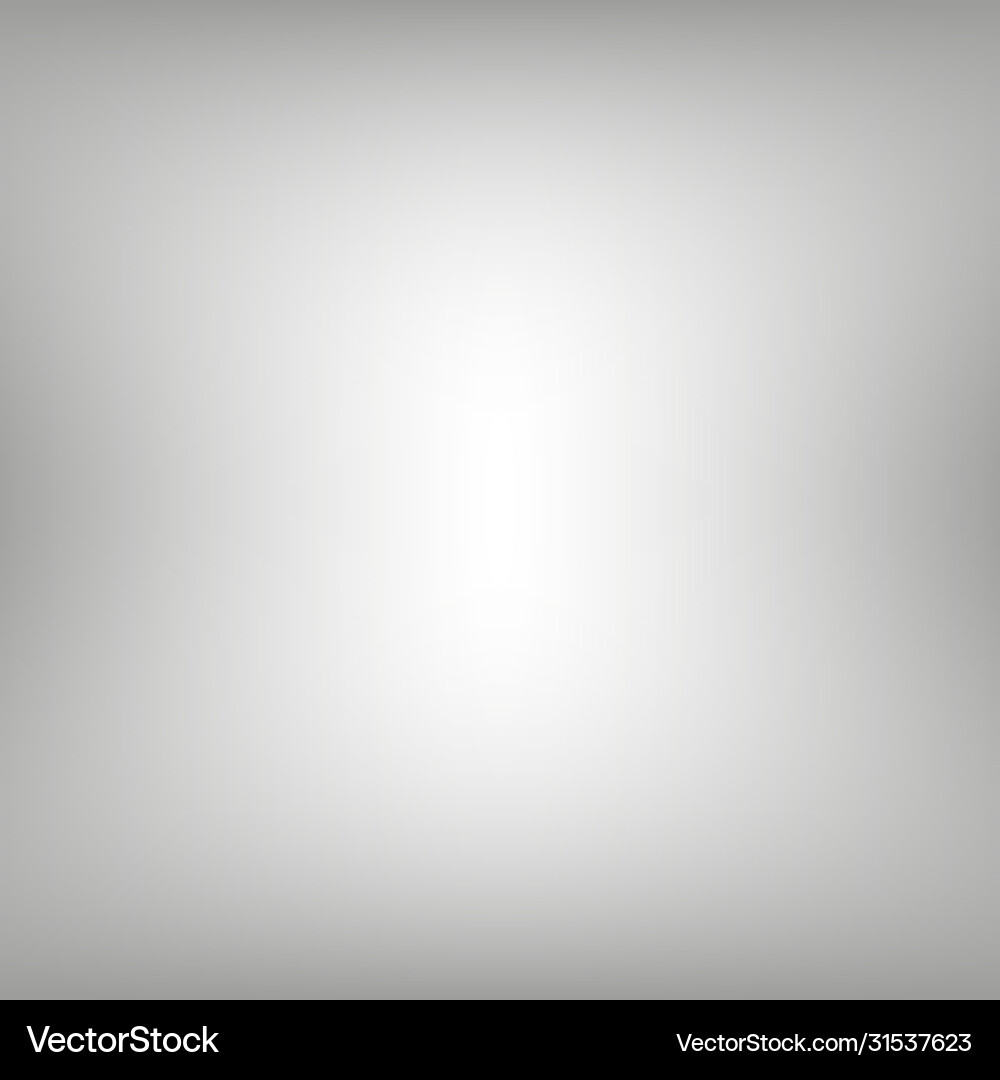 Grey light gradient background Grey light gradient background vector image