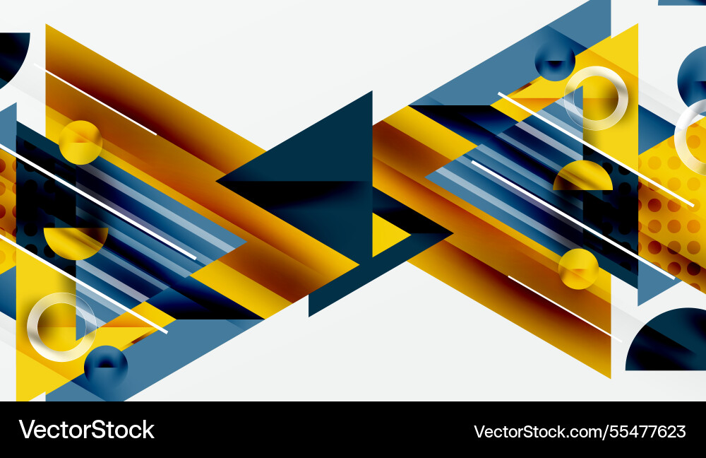 Modern abstract design with overlapping Modern abstract design with overlapping Vector Image