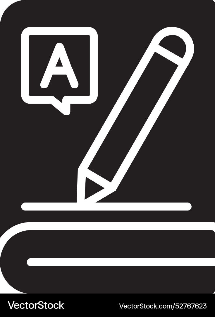 Notebook icon design vector image