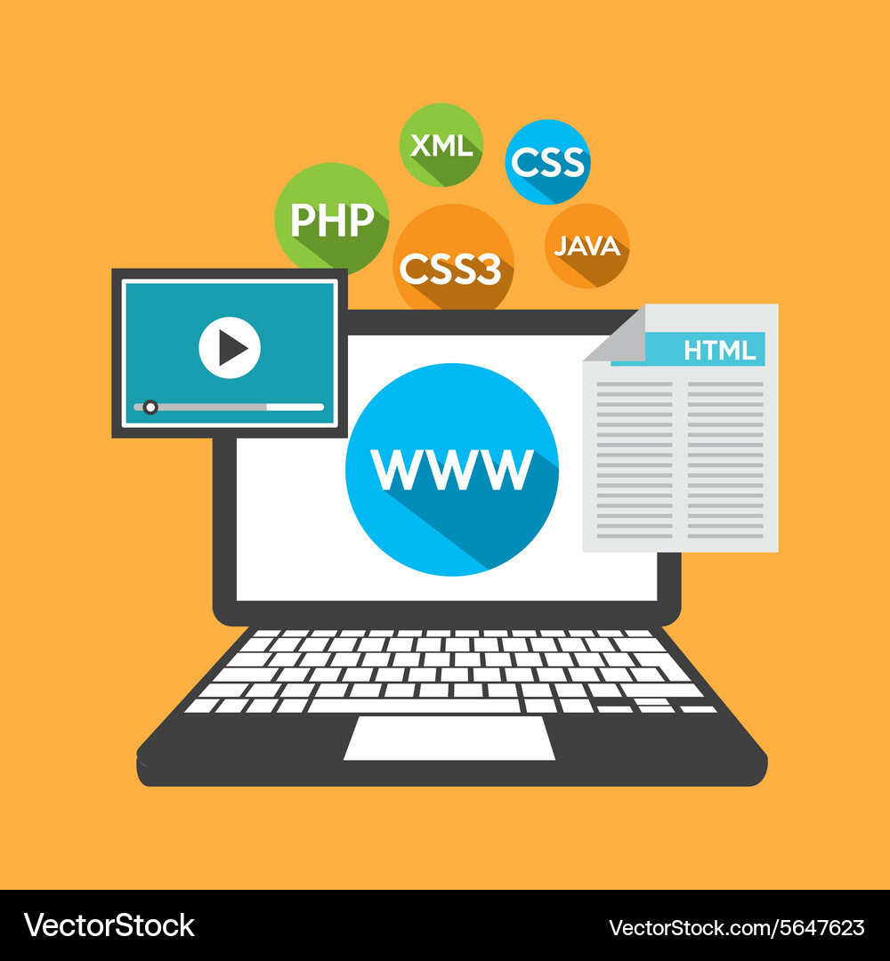 Software development Vector Image