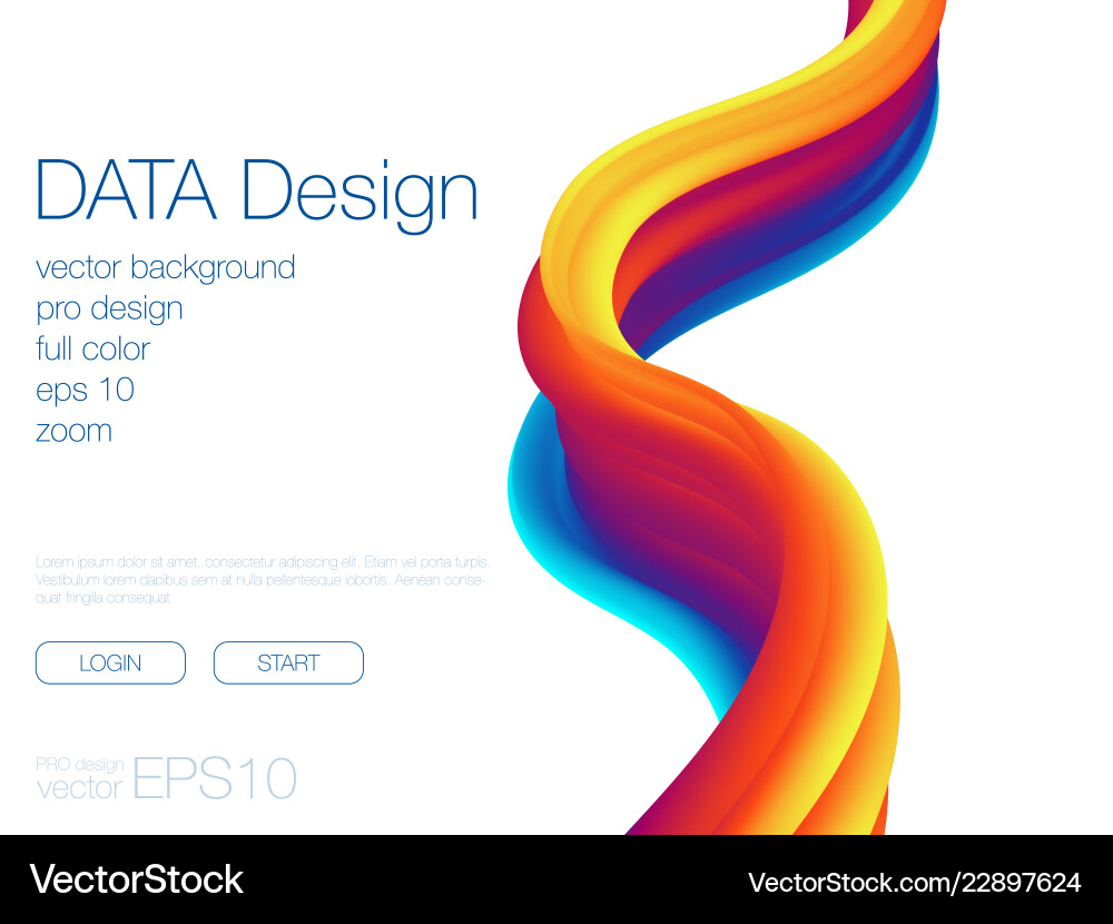 Abstract blend background template for web site Vector Image