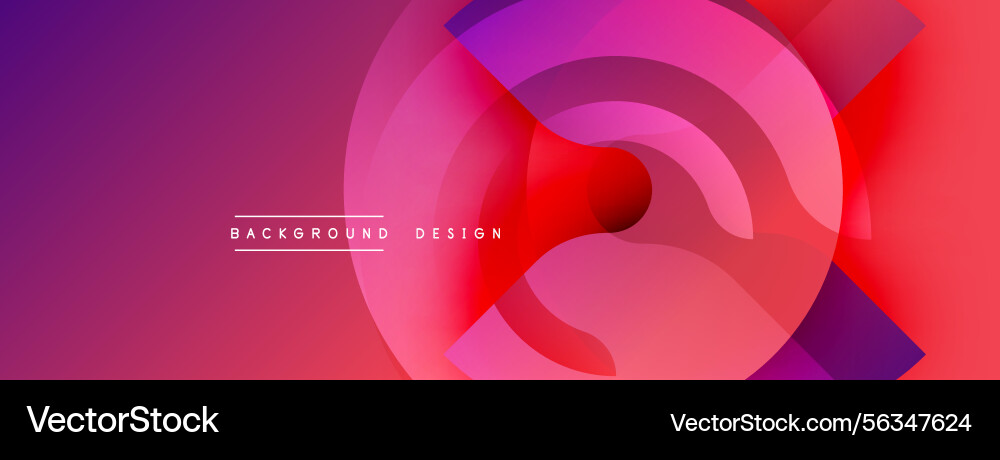 Abstract design features overlapping circular vector image