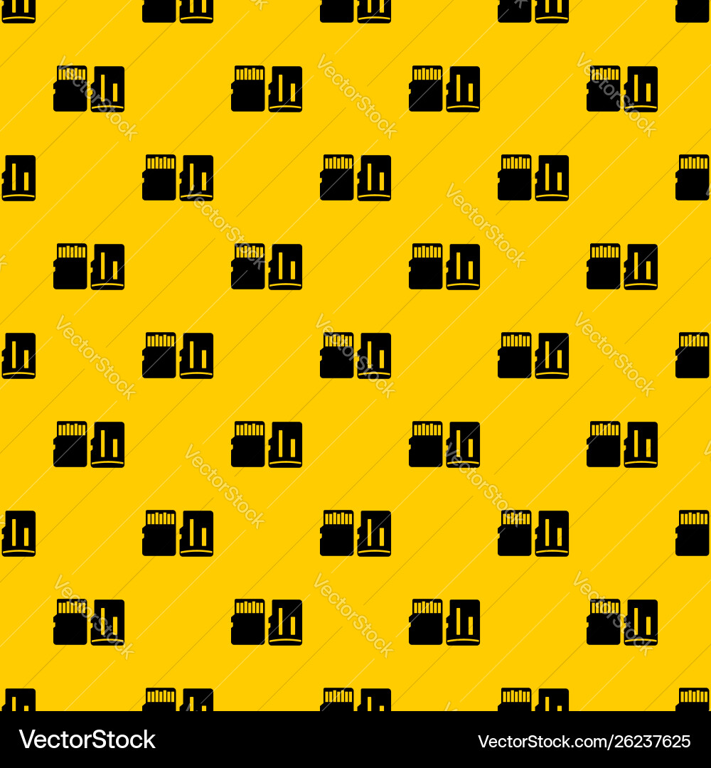 Both sides sd memory card pattern Both sides sd memory card pattern vector image