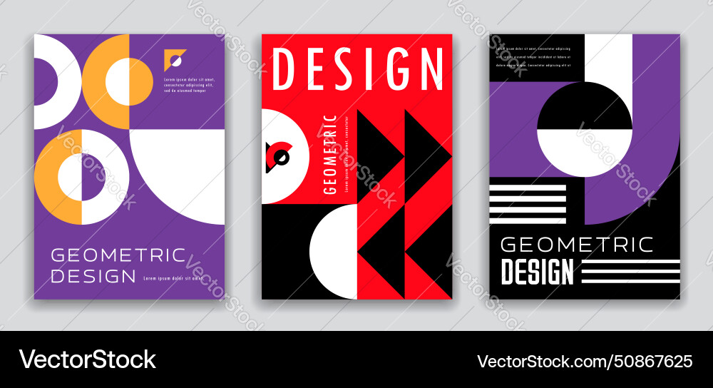 Geometric Abstract Patterns vector image