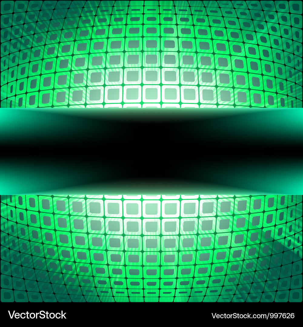 Geometric Technology Background - Square Pattern vector image