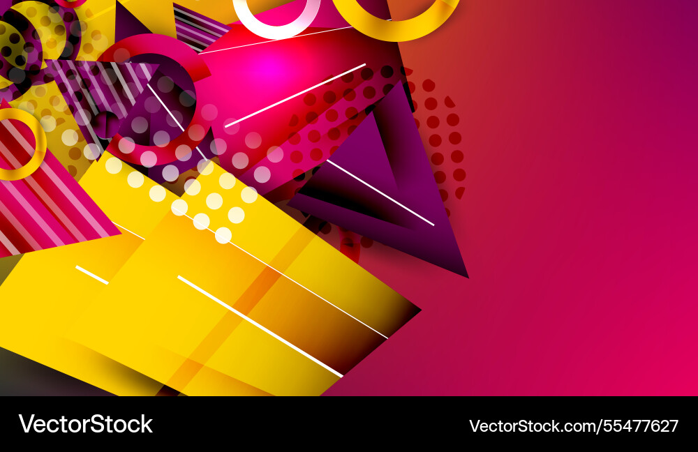 Abstract background - overlapping circles Vector Image