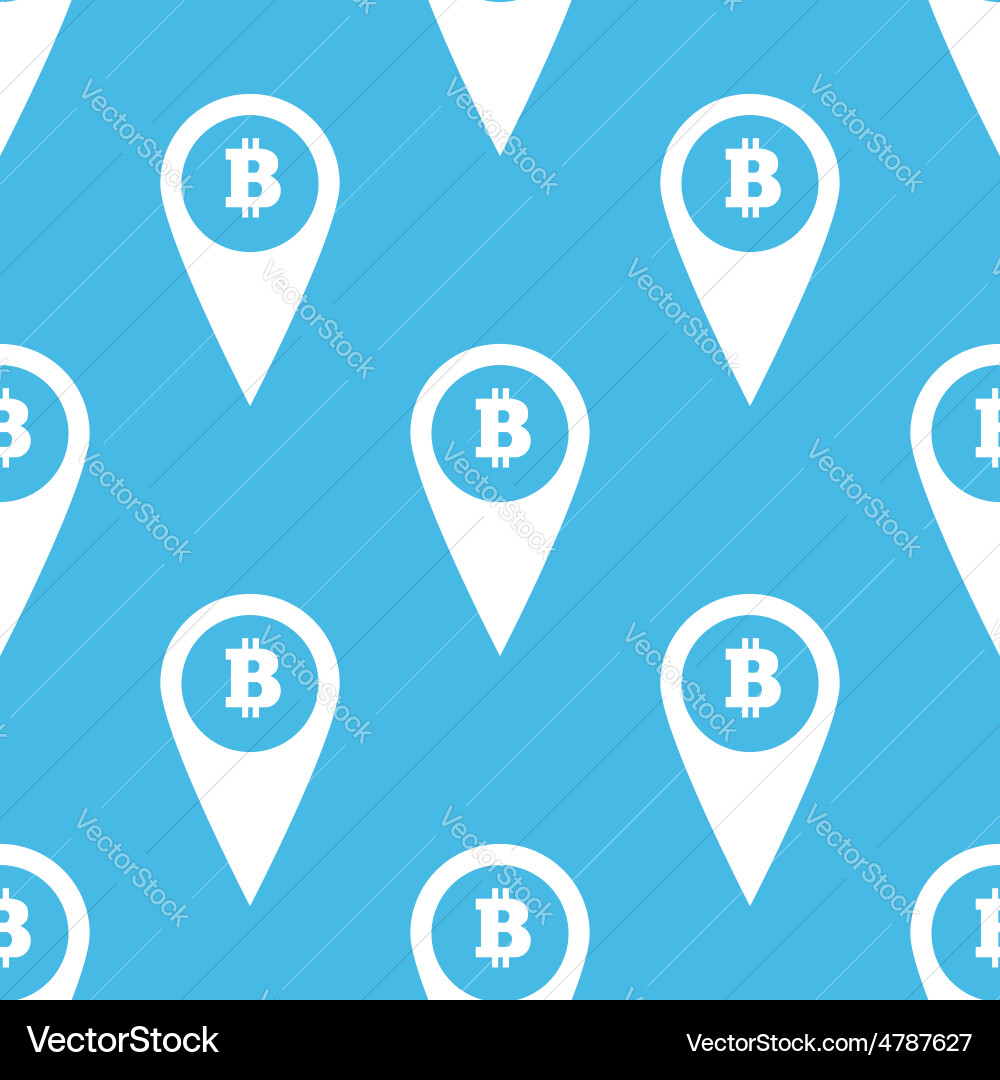 Bitcoin Zeigermuster vektorbild