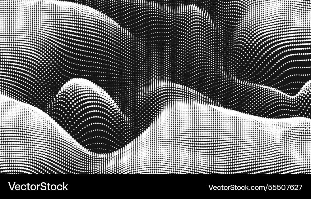 Point wave noise texture abstract dot background Point wave noise texture abstract dot background vector image