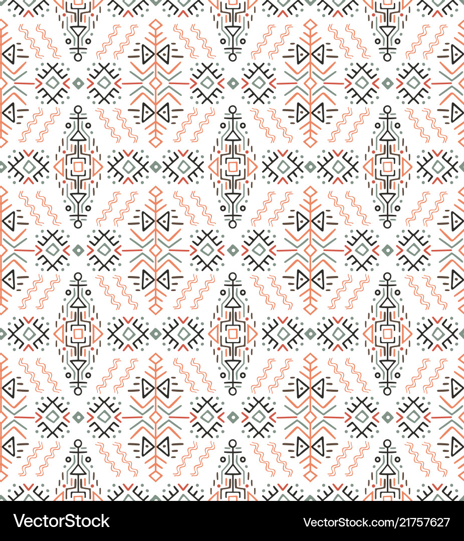 Tribal Ethnic Pattern Vector Image