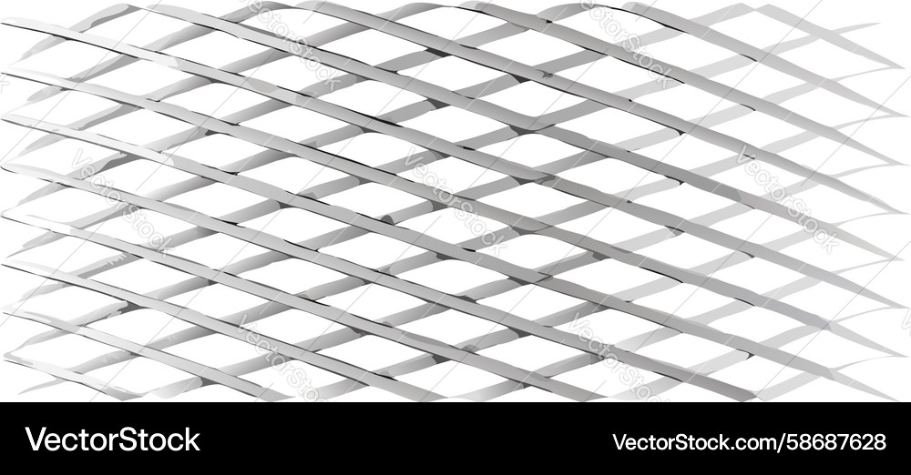Abstract woven grid lines with dynamic motion Vector Image