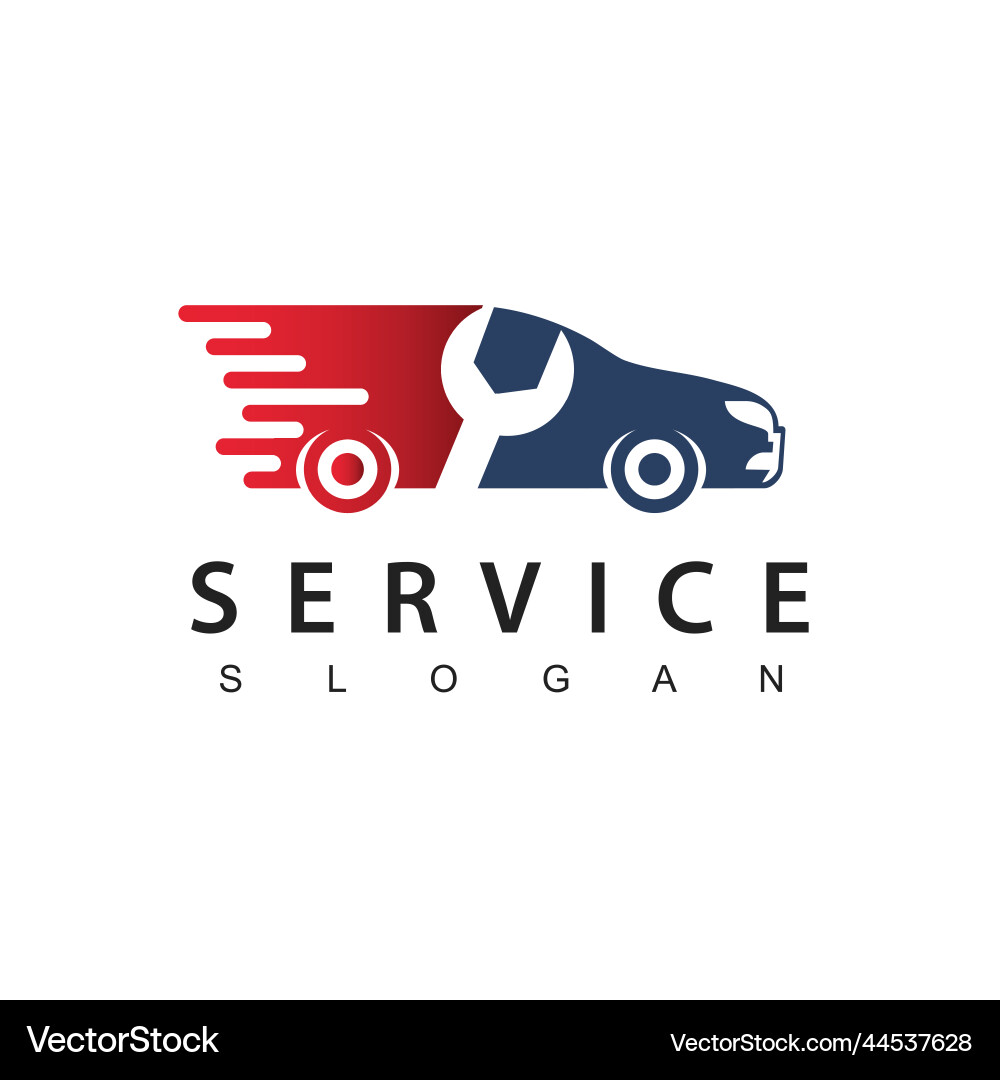Automotive Repair Logo Template Vector Image