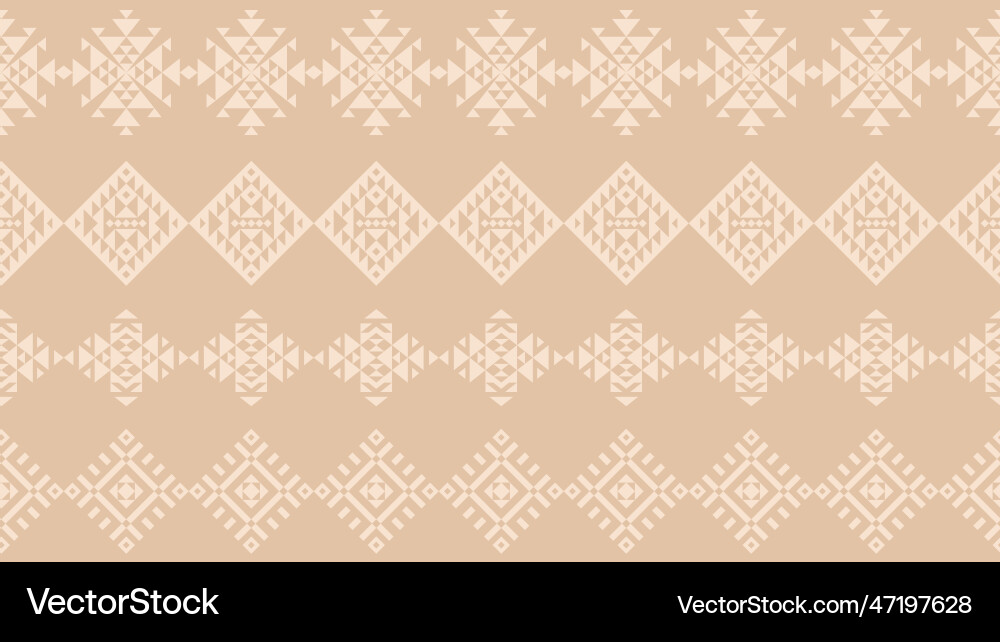 Tribal ornament seamless pattern borders Tribal ornament seamless pattern borders vector image