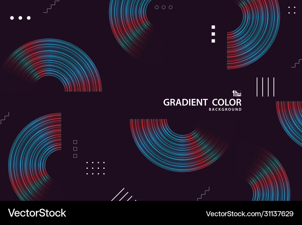 Abstract color stripe line vivid tech Abstract color stripe line vivid tech vector image