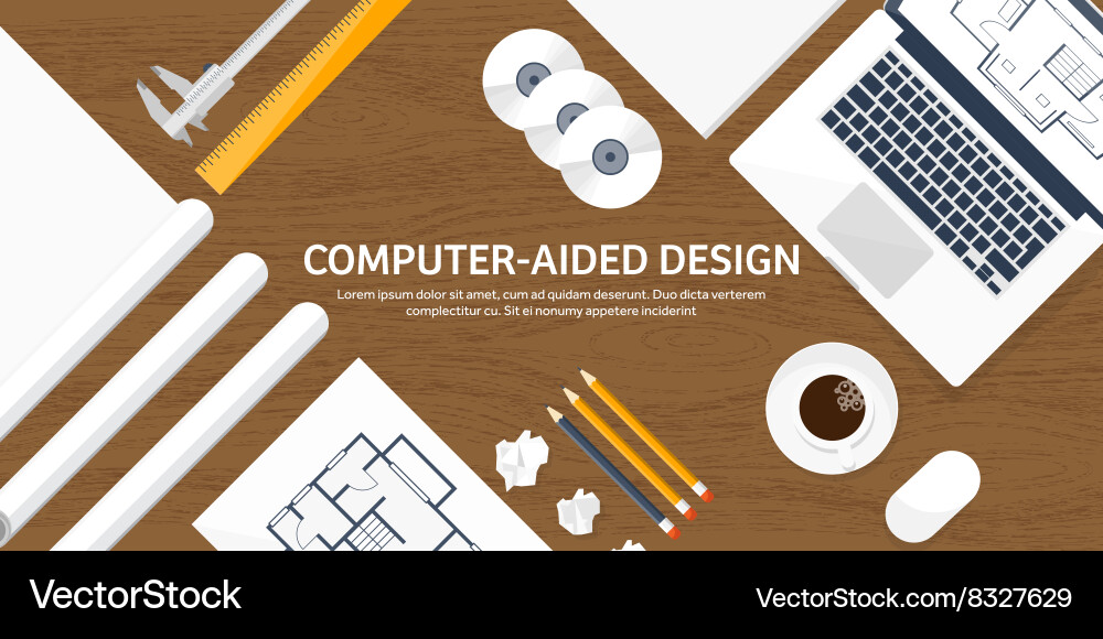 Engineering and architecture vector image