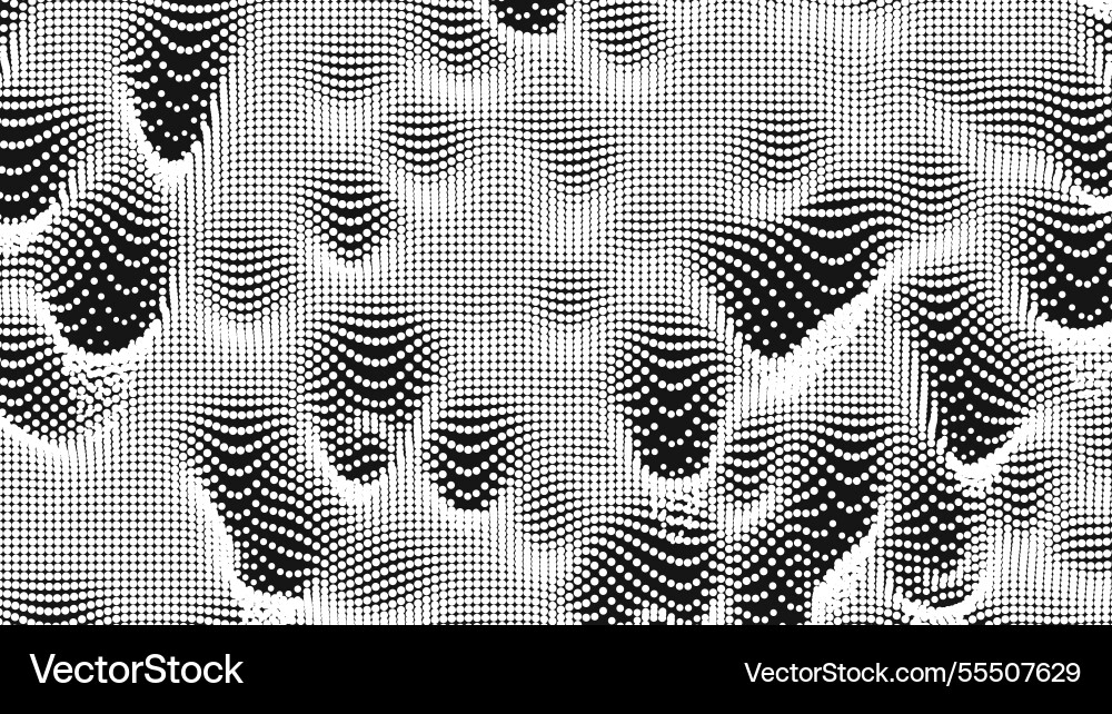 Point wave noise texture abstract dot background Point wave noise texture abstract dot background Vector Image