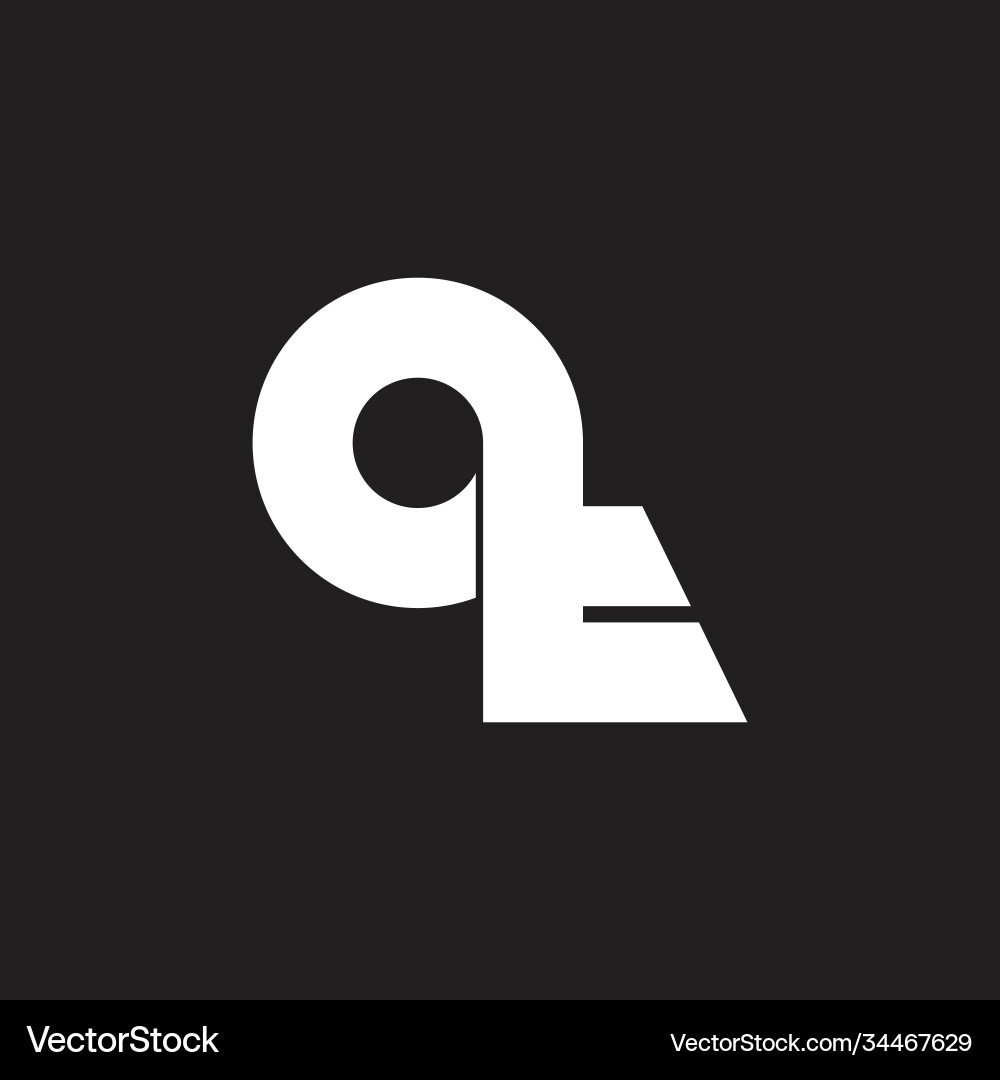 Qt Loop Logo - Minimalist vector image