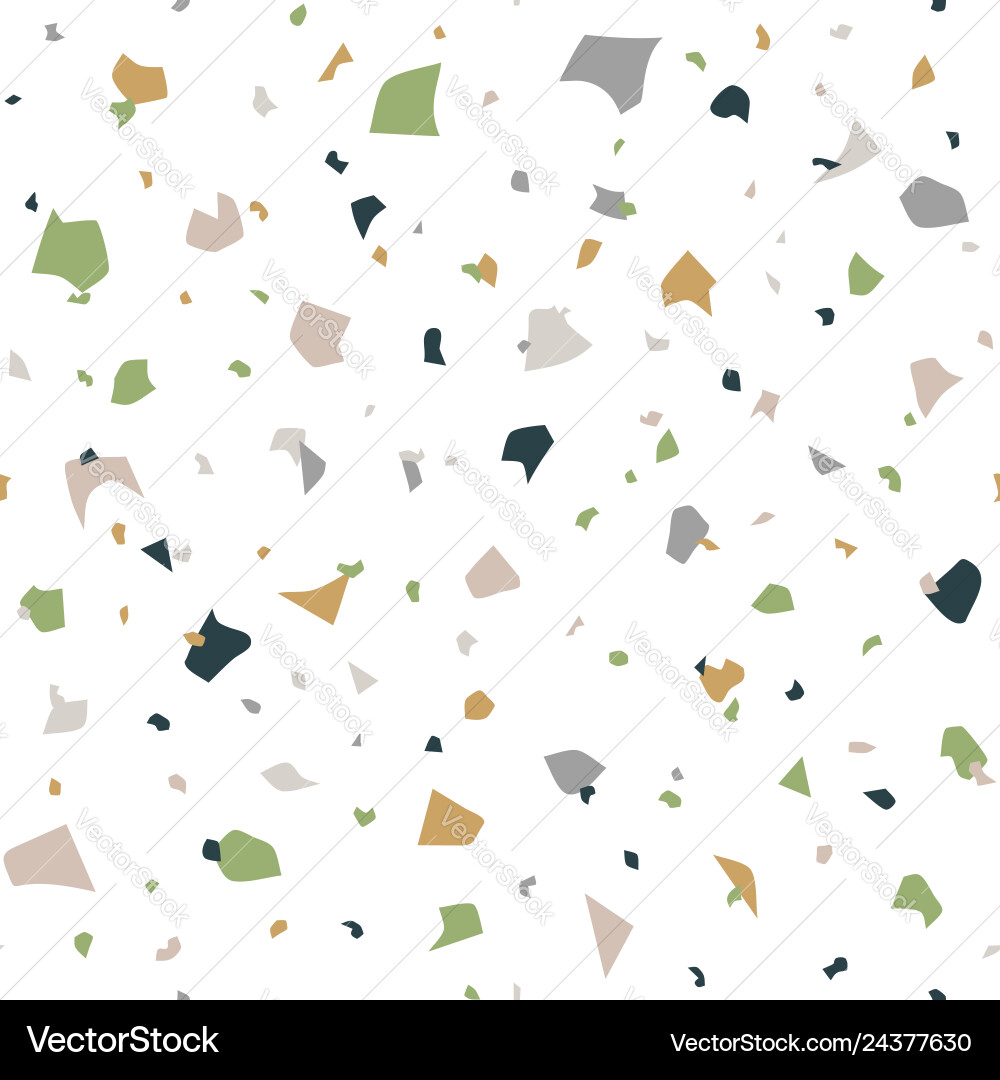 Abstract seamless pattern in terrazzo style Abstract seamless pattern in terrazzo style vector image