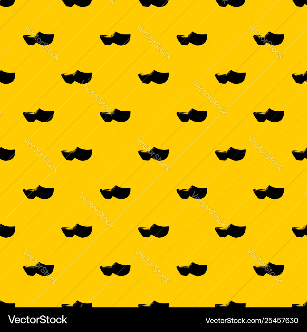 Clogs pattern Clogs pattern vector image