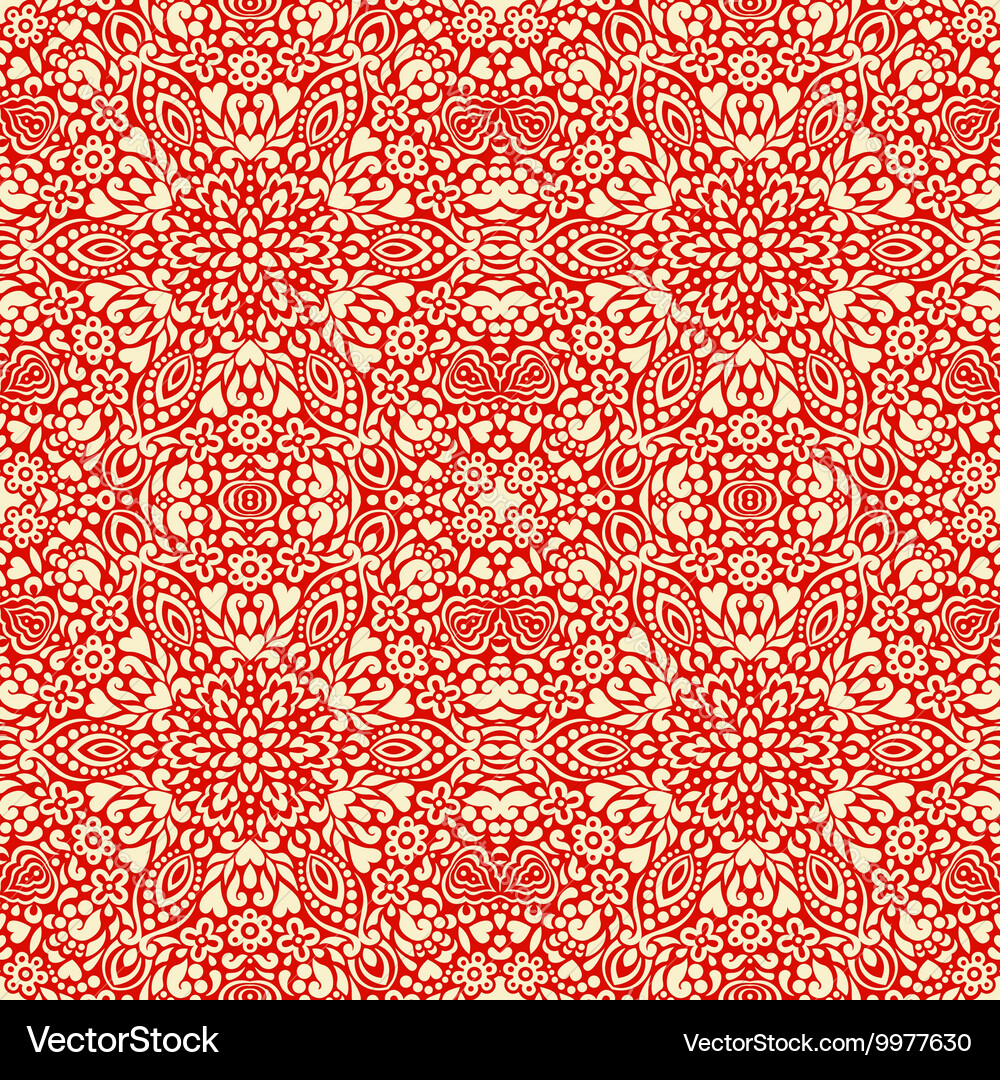 Seamless background with abstract ethnic pattern Vector Image