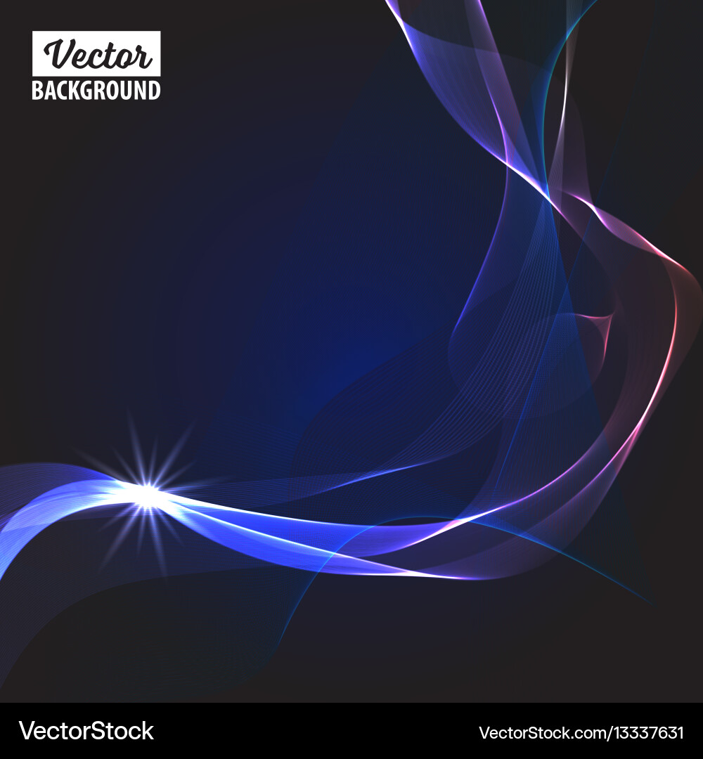 Abstract smooth color wave vector image