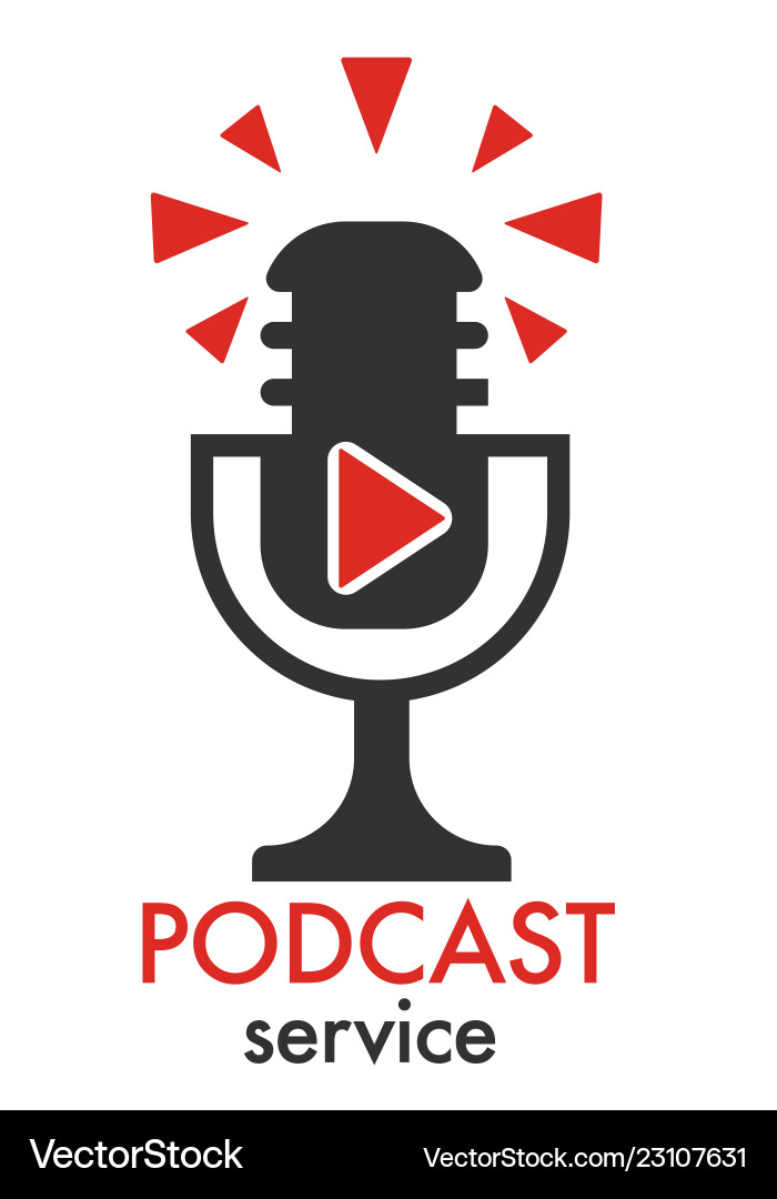 Blog broadcasting multimedia source with old Blog broadcasting multimedia source with old vector image