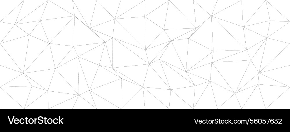 Abstract geometric pattern with irregular vector image