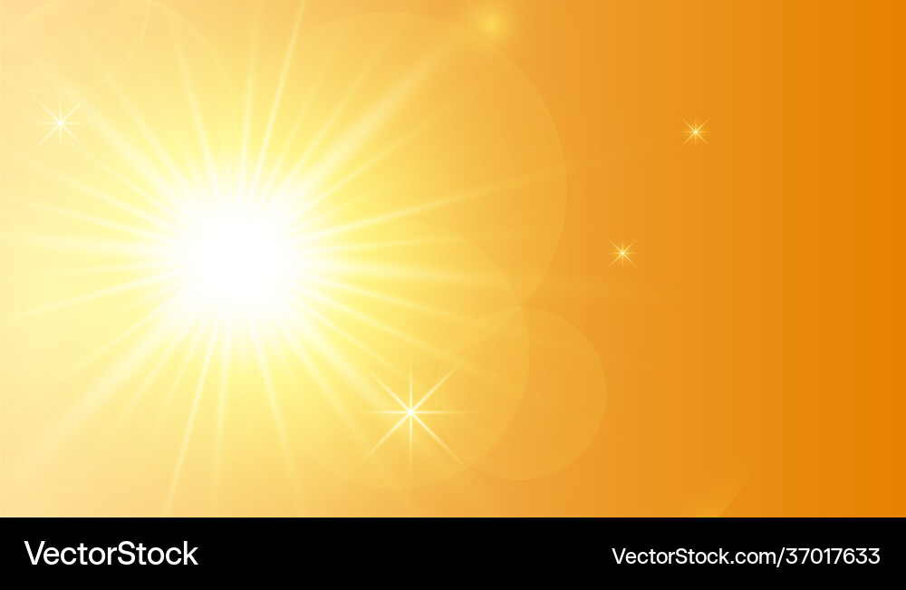 Golden Rays Abstract Background – Royalty-Free Vector | VectorStock
