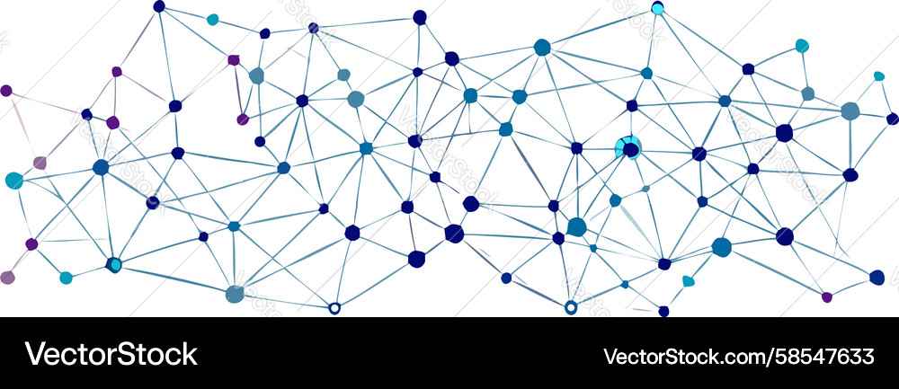 Intersecting Line Grid Pattern Vector Image